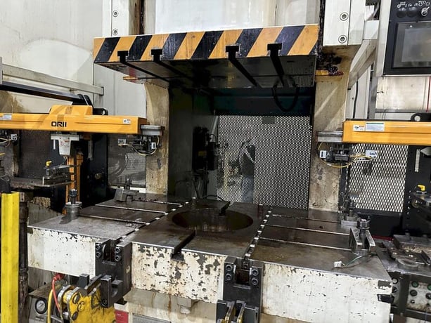200 Ton, Aida #NC1-2000(2)E, single crank gap frame press, 54.7" x 33.1" bed, 9.84" stroke, 25-50 SPM, 4.33" - Image 6