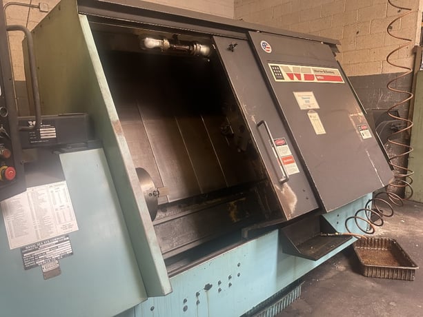 Warner & Swasey #M-5940, 12" chuck, Fanuc 10T, 3.5" hole, 1990 - Image 4