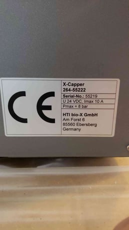 HTI Bio-X-GmbH #264-55222, Automated Capper, 8 bar, 24 VDC - Image 4