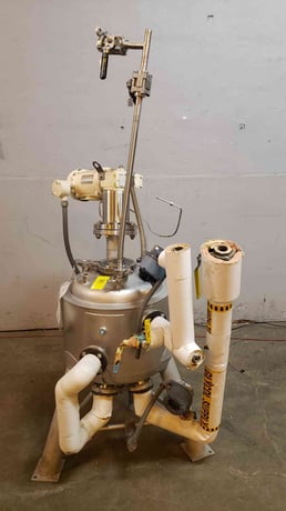 Stainless Steel Vessel, 1/3 HP Motor Agitator - Image 1