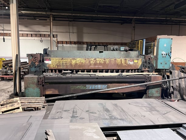 1/2" x 10' Wysong #1050, Mechanical Shear, 18 hold downs, AS-IS - Image 1