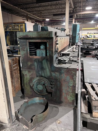 1/2" x 10' Wysong #1050, Mechanical Shear, 18 hold downs, AS-IS - Image 5