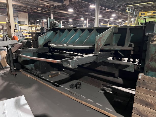 1/2" x 10' Wysong #1050, Mechanical Shear, 18 hold downs, AS-IS - Image 8