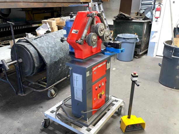JMT #PBM30, motorized profile bending machine, hardened rolls, 1 HP, 11.8 FPM, 2016 - Image 6
