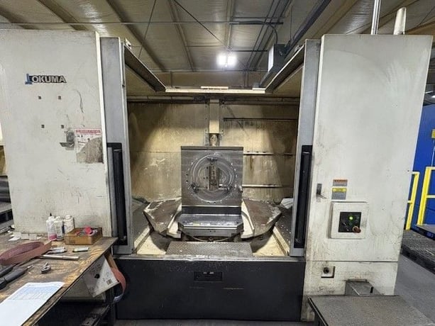 Okuma #MB-8000H, CNC horizontal machining center, 3-Axis, OPS300M, 51.1" X, 43.3" Y, 49.2" Z, 6000 RPM, 86 - Image 2