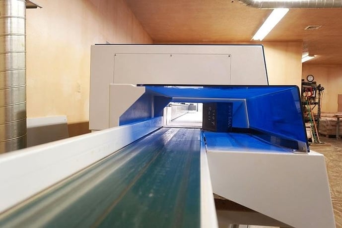 Omga #Optima-120-4200-CE, Pushfeed Optimizing & Defecting Cut-Off Saw System, 12" width x 4.94" thick - Image 5