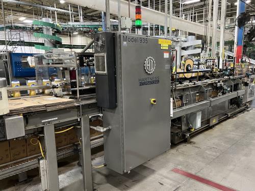 Hartness #935, drop packer, Stainless, flex, Soft Pack, PLC - Image 1