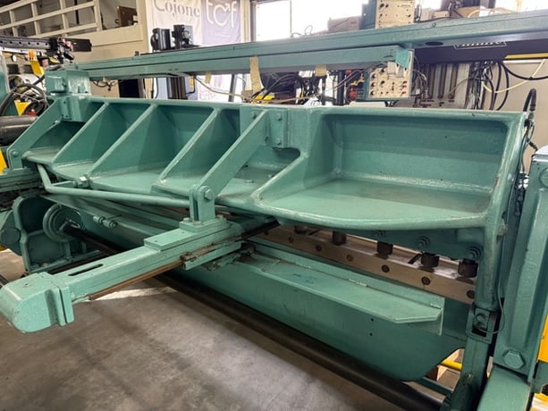 10 gauge x 10' Wysong #1010-RD, Mechanical Power Squaring Shear, 24" back gauge, 7.5 HP - Image 2