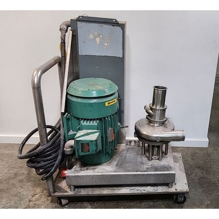 Tri-Clover #F4329MD-MBV-S, Stainless Steel tri-blender mixer, 30 HP, 4" flange dry inlet, 2" flange wet - Image 3