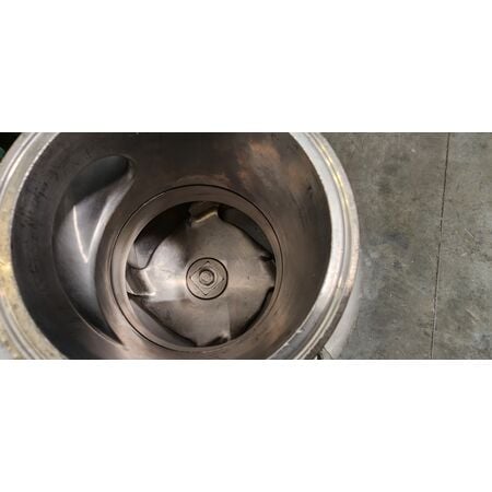Tri-Clover #F4329MD-MBV-S, Stainless Steel tri-blender mixer, 30 HP, 4" flange dry inlet, 2" flange wet - Image 4