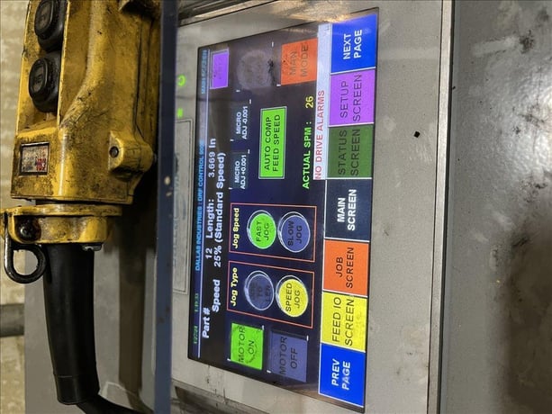 20000 lb. Coe Press Equipment #CPR-PO-200-36 / CPPS-350-36 / CPRF-436, coil feed line, 36" width x .125" - Image 5
