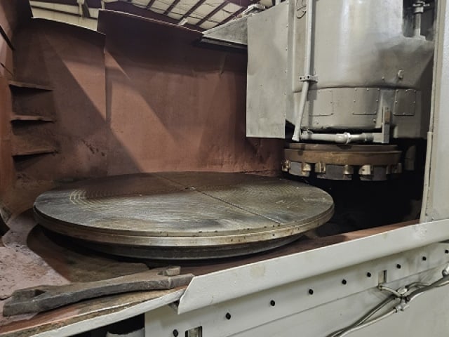 Blanchard #42-84, rotary surface grinder, 84" chuck, 42" chuck life, 42" seg wheel, 30" under wheel - Image 6