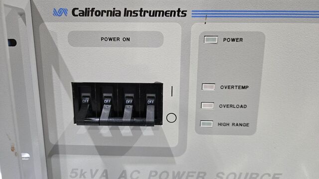 California Instruments #5001iX-NO, Power Source, 5 kVA & 8 kVA, 150/300 V Input, 187-253 V Output - Image 3