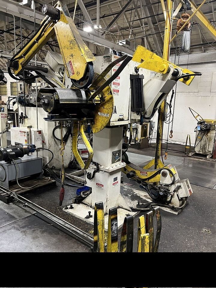 6000 lb. Coe Press Equipment, double end coil reel & straightener comb., 12" width x .250" stock, 3-leaf - Image 6