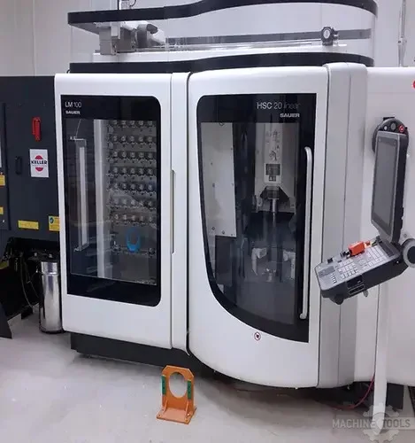 DMG, Mori #HSC-20, 5-Axis Machining Center, 7.9" Y, 11" Z, 15" x12.6" tbl., 1575 IPM, 26.6 HP, 60000 RPM, 24 - Image 10