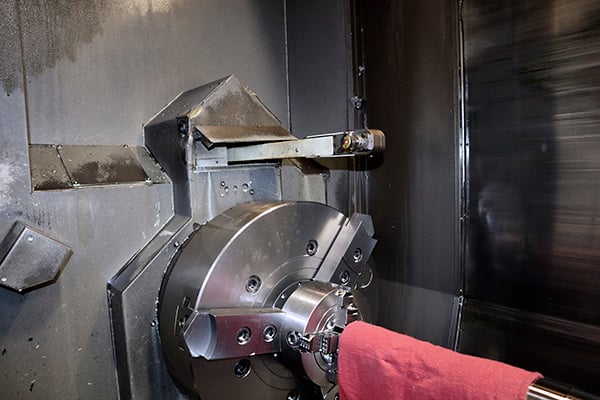 Mazak #Cybertech-4500M, CNC Lathe, 33.8" Swing, 21" Chuck, 5.5" Bar, 31.88" Turn diameter, 120" Cut length - Image 9