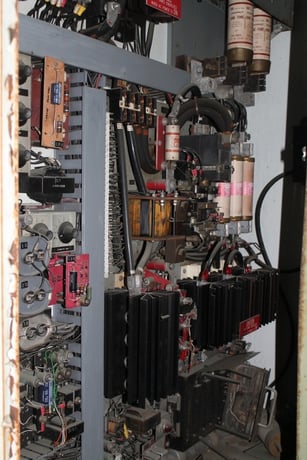 Memco #200, embossing roll, 38"-64" adjust.base, 100 HP, complete w/hyd.unit, #18508 - Image 9