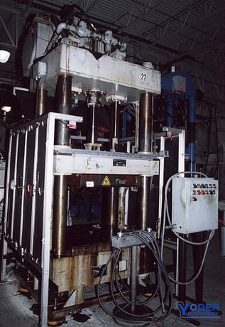 60 Ton, Modern #1R50, down moving hydraulic press, 18" stroke, 40" x 40" bed, #50290 - Image 1