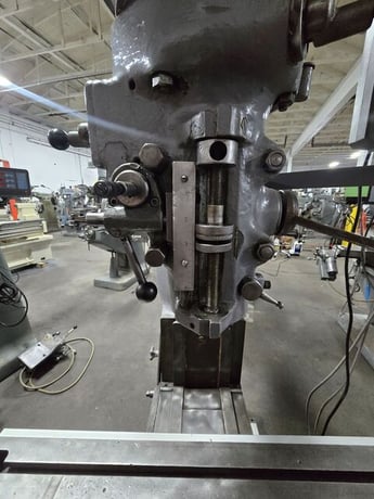 Bridgeport #Series-I, vertical knee mill, 9" x42"tbl., 1 HP step pully head, 2-Axis digital read out, 80-2720 - Image 6