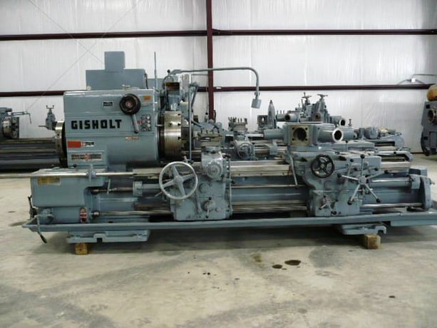 No. 4L Gisholt, saddle type turret lathe, 31-3/8" swing o/ways, 60" center, 320 RPM, A-1-20, 24" 3-Jaw chuck - Image 7