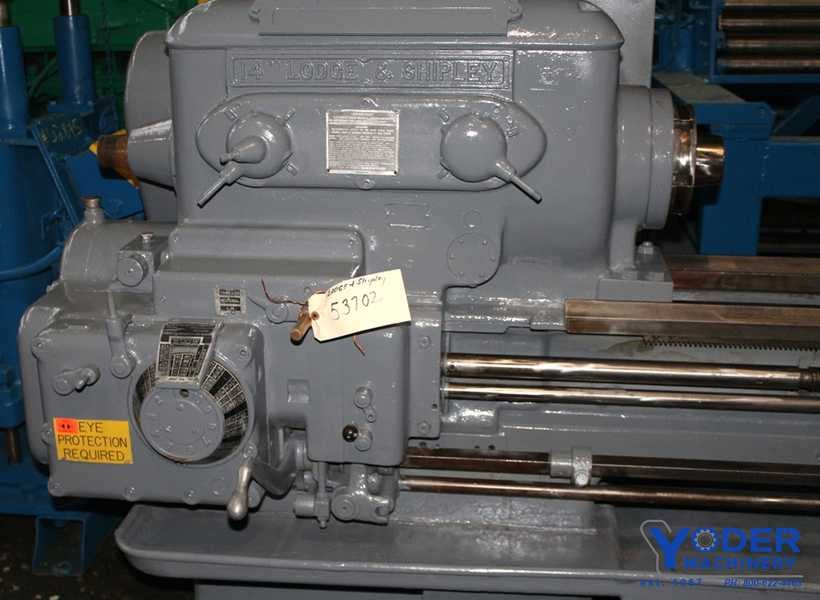 16" x 78" Lodge & Shipley engine lathe, 10-5/8" SOCS, taper att., 1160 RPM, 1955, #53702 - Image 6