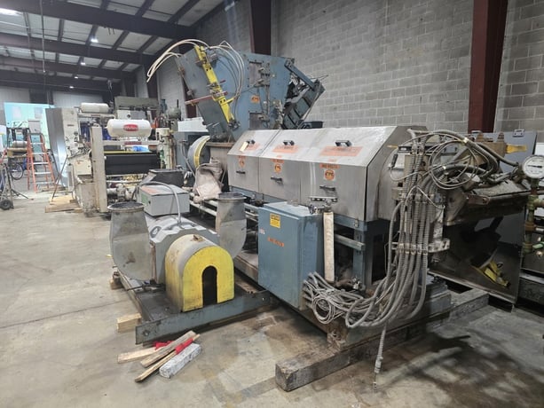 12" Crown / CDL #RPU2E400, single screw dump extruder, 10:1 L/D ratio - Image 10