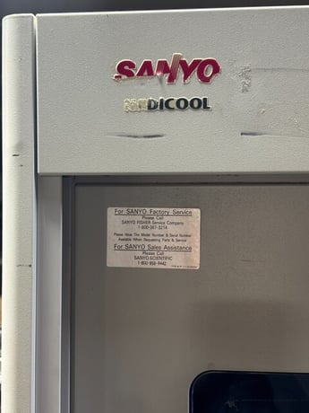Sanyo Medicool #MPR-1012, Pharmaceutical Refrigerator 115V 1PH Stainless Lab Used - Image 3