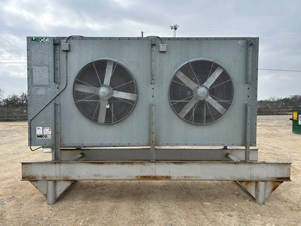 2 Fans, Imeco #FCL-62104-2-3, Ammonia Evaporator Coil, 23.7 TR, 39,642 cfm, R-717, direct expansion - Image 3