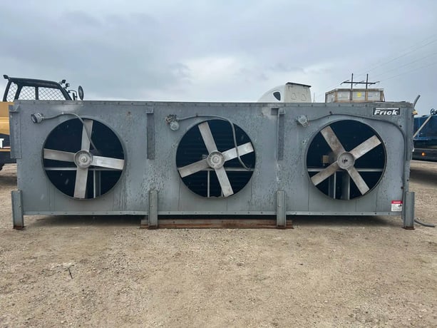 3 Fans, Frick/JCI #SICB-3B-6310-4-2-RH2, Recirculated Ammonia Evaporator Coil, 26.8 TR, 39294 cfm, R-717 - Image 3