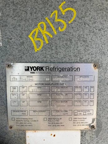 3 Fans, Frigid/Imeco #ICB-3B-636-4-RH, Recirculated Ammonia Evaporator Coil, 20.1 TR, 37373 cfm, R-717, 2002 - Image 8