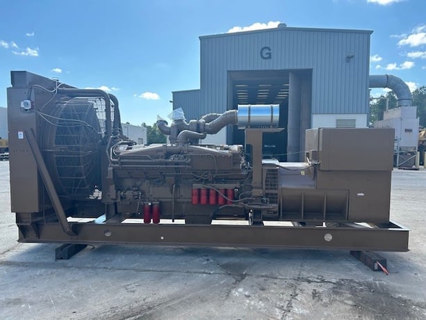 1250 KW Cummins #KTA50-G3, 1800 RPM, 60 HZ 480 Volts, 1016 hours, 1989 - Image 4