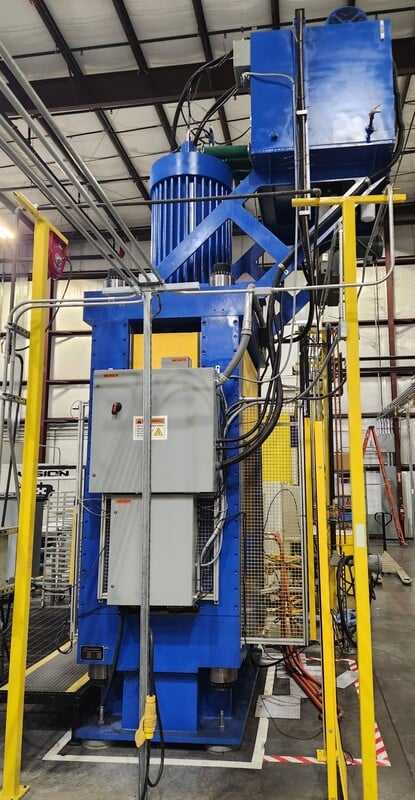 600 Ton, Magnum #MSS4PS600, 42" stroke, 54" open height, 60" x 48" bed, Allen Bradley controls, 2021 - Image 3