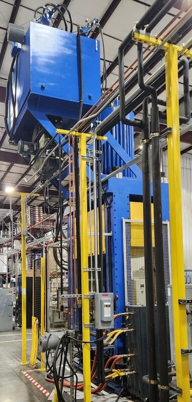 600 Ton, Magnum #MSS4PS600, 42" stroke, 54" open height, 60" x 48" bed, Allen Bradley controls, 2021 - Image 4
