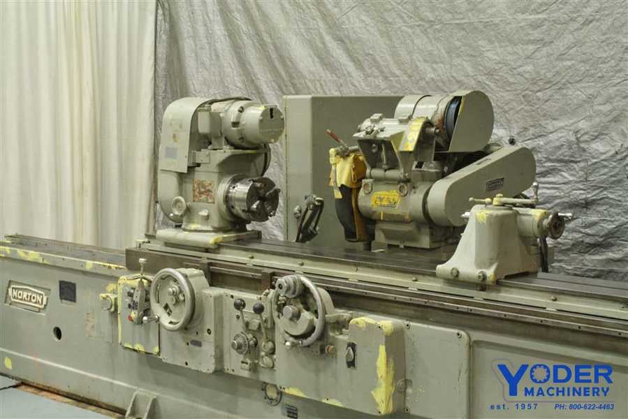 14" x 72" Norton #U4, universal grinder w/drop down ID, 12" wheel, #56800 - Image 3