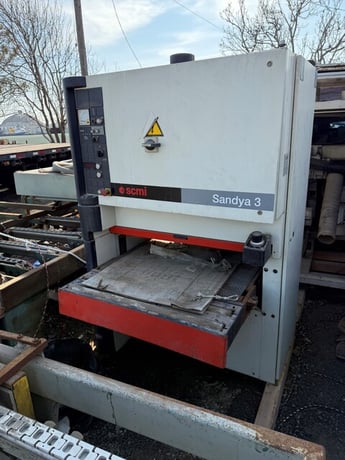 37" SCMI Sandya #3-RCS-95, Wide Belt Sander, 230V, 78 amps, 60 hz, 3 phase - Image 1