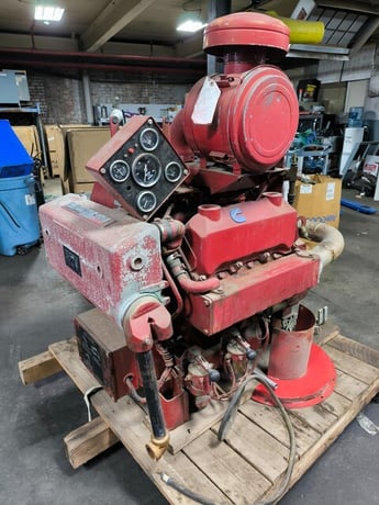 86 HP Cummins #V-378-F1, Driving Fire Pump Engine Internal Combustion 59 Hours - Image 6
