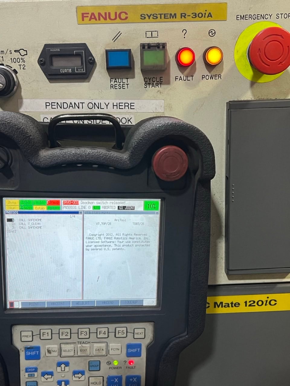 Genesis, Robotic Welding Cell, power: Miller Auto Axcess 300DI, Fanuc #ArcMate-120iD, 25 KG, 72.1" reach, 6 - Image 5