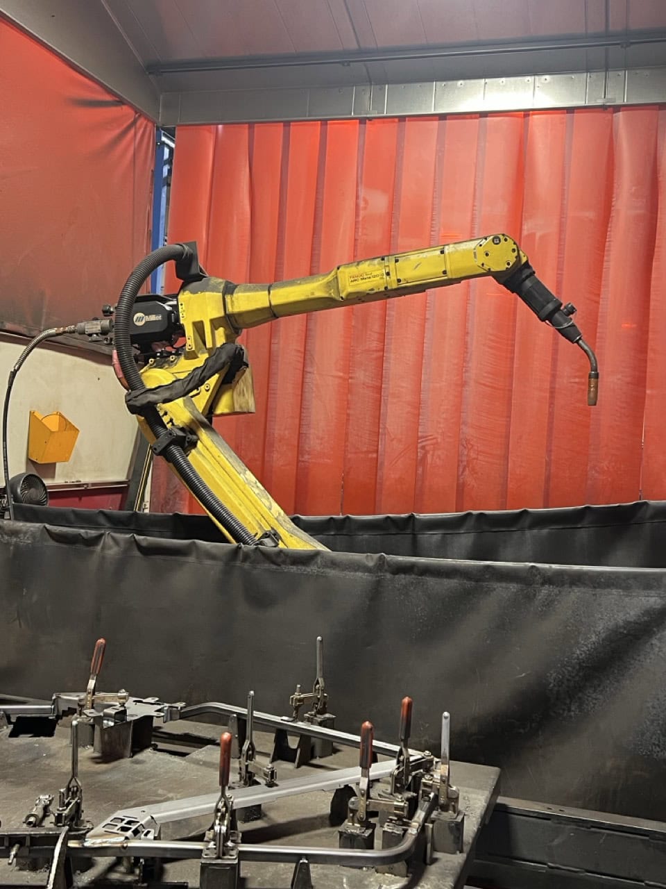 Genesis, Robotic Welding Cell, power: Miller Auto Axcess 300DI, Fanuc #ArcMate-120iD, 25 KG, 72.1" reach, 6 - Image 7