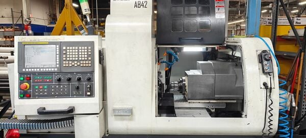 Swistek #AB42, CNC automatic screw machine, 7-Axis, Fanuc 32i-A, 1.65"spindle hole diameter, 2011 - Image 1