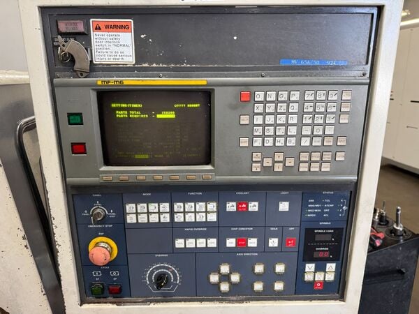 Mori Seiki #MV-65/50, CNC vertical machining center, MF-M6 Control, 65" X, 25" Y, 25" Z, 5000 RPM, #50 taper - Image 6