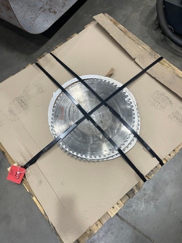 13.75" Elumatec #DG-142, double miter saw, 19-11/16" saw blade diameter, 2800 RPM - Image 10