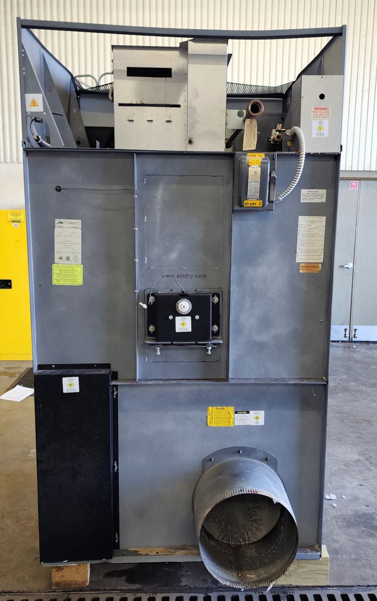 120 Lb. Milnor #MLG122D, Natural Gas Dryer, Reversing Basket, 415000 BTUH, 208 V, 2006 - Image 4