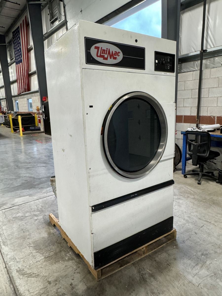 50 Lb. Unimac #UT050N, Natural Gas Heated Dryer, Reversing Cylinder, 130000 BTU/hr., 240 V, 2009 - Image 1
