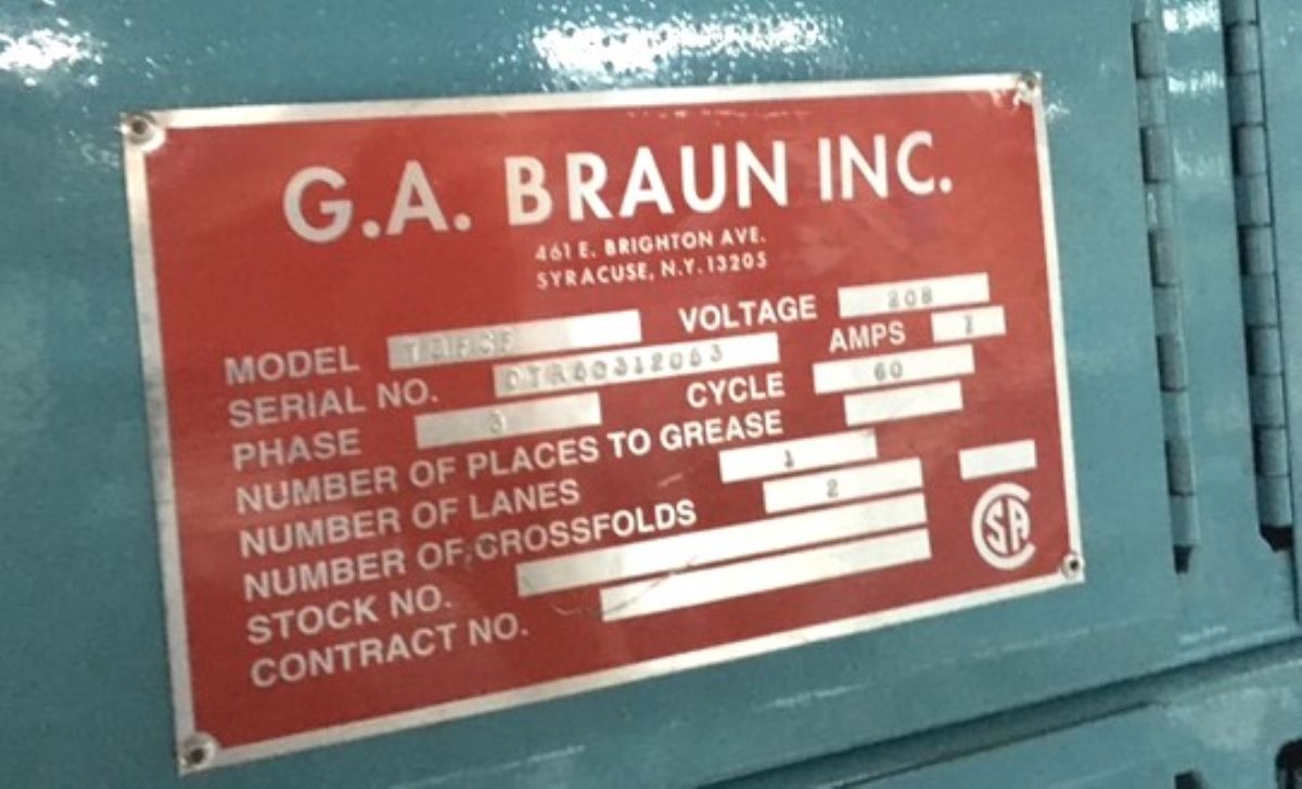 1-Lane Braun #TBFCF, Large Folder w/Stacker, 2 Crossfolds, 208 V, 2003 - Image 10