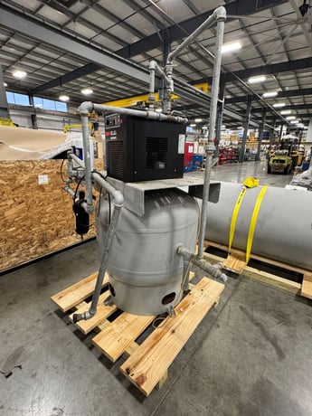 Kaishan, Single-Stage Rotary Air Compressor, Full System, Belt Driven, 240 V, 2021 - Image 3