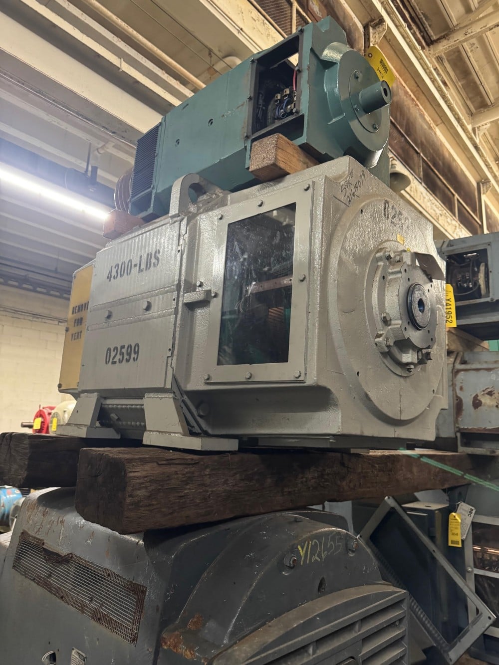 100 HP 325/1800 RPM Reliance, Frame B587ATZ, 500 VA, 240 VF - Image 3
