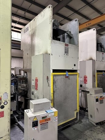 220 Ton, Aida #NC1-2000(2), single crank gap frame press, 9.84" stroke, 17.72"Shut Height, 4.33"adj., 25-50 - Image 8