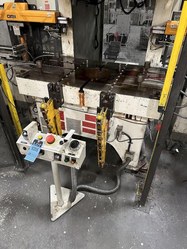 220 Ton, Aida #NC1-2000(2), single crank gap frame press, 9.84" stroke, 17.72"Shut Height, 4.33"adj., 25-50 - Image 7