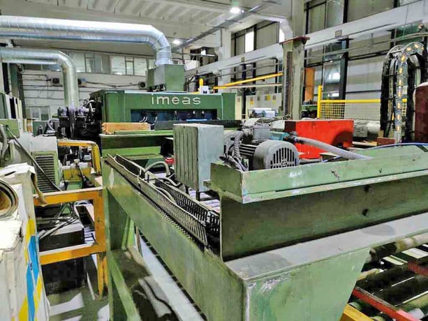 Imeas, polishing & brushing line, 60" W, automatic sheet loader, 1992 - Image 3