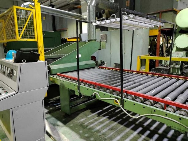 Imeas, polishing & brushing line, 60" W, automatic sheet loader, 1992 - Image 6
